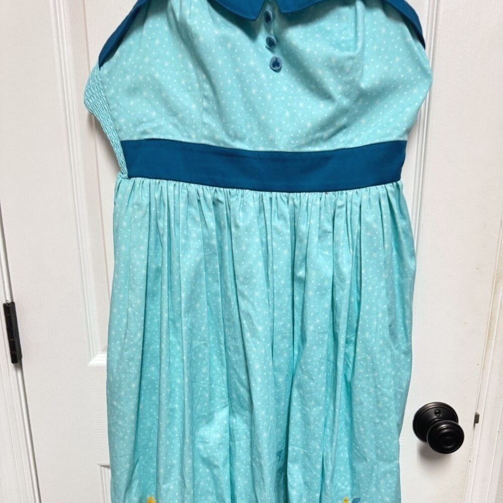 Disney Parks Dress Medium Retro Halter Magic Kingdom Dapper Day - Picture 3 of 10